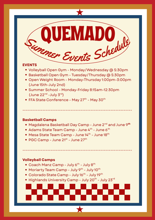 Quemado Summer Events
